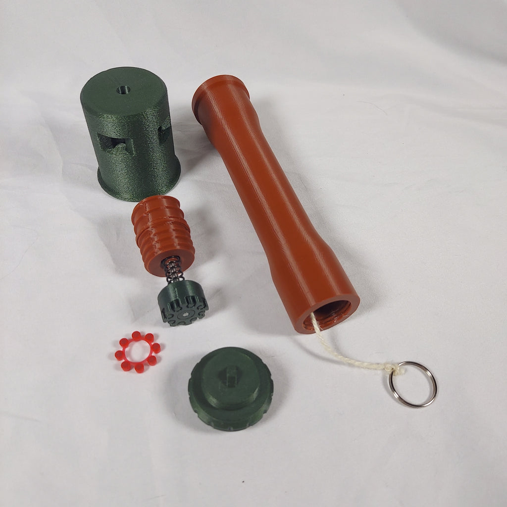 'ThunderStrike V2' Reusable Airsoft Impact Cap Grenade (M24 German Stick Grenade/Stielhandgranate Variant)