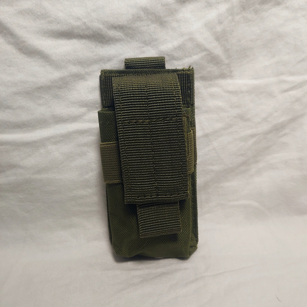 Airsoft Vest Pouch - MOLLE Compatible (Olive Green)