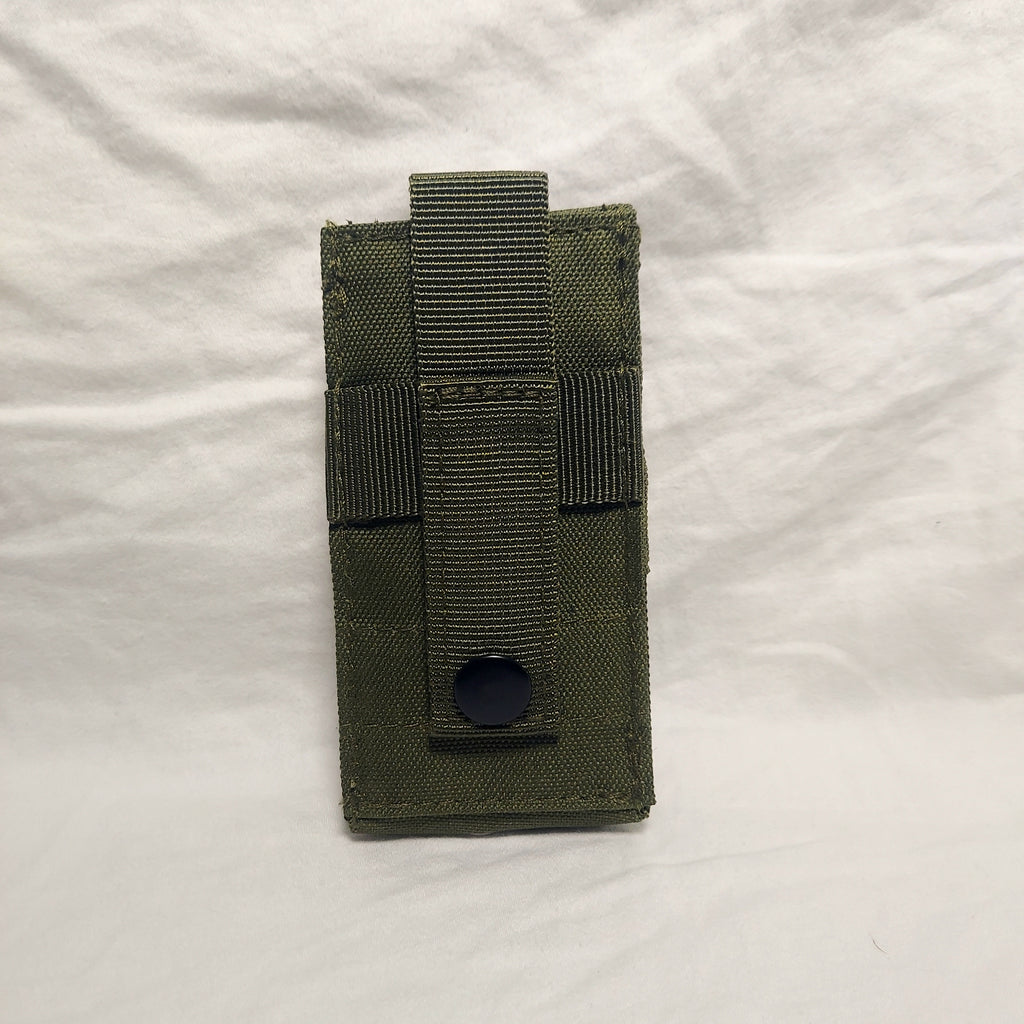 Airsoft Vest Pouch - MOLLE Compatible (Olive Green)