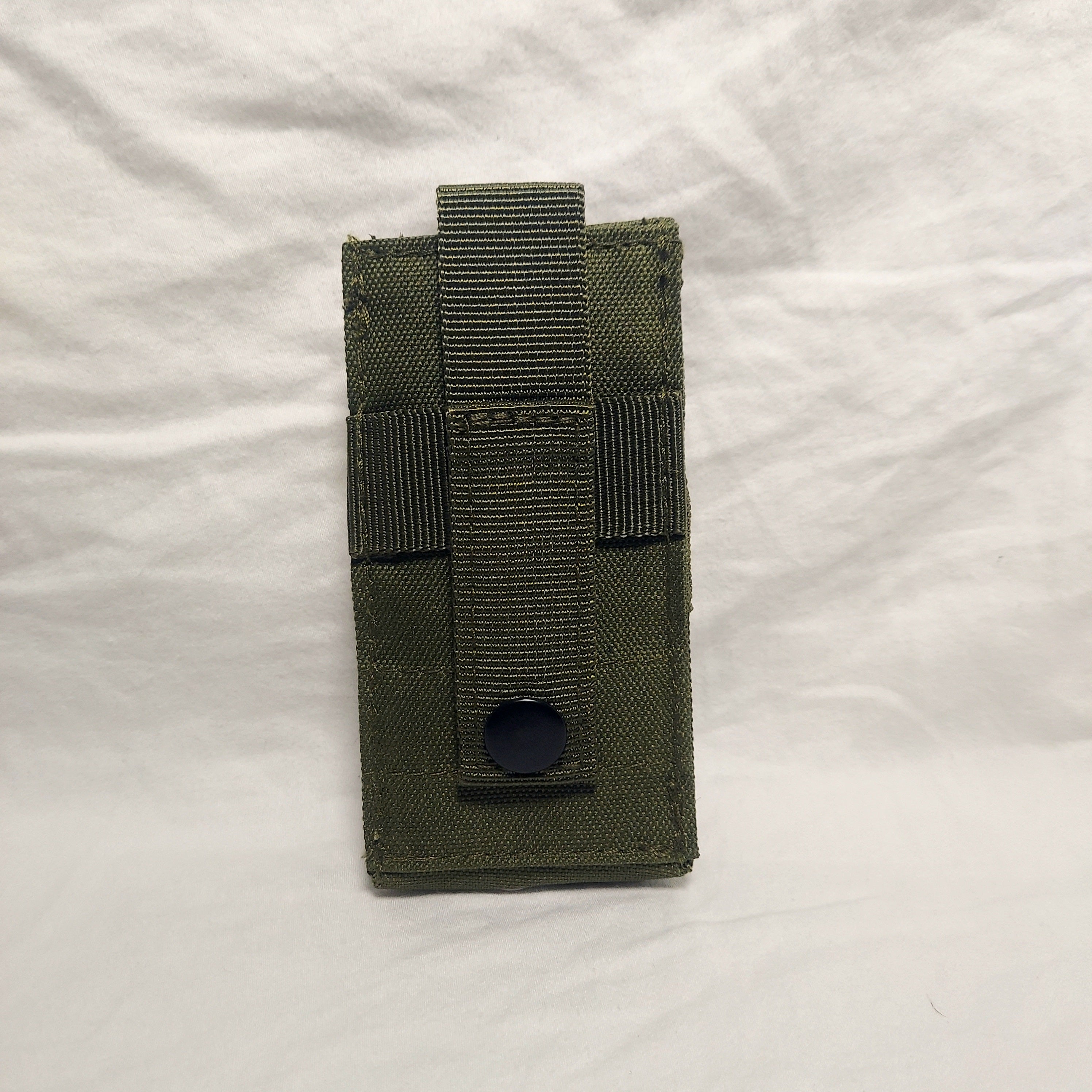 Airsoft Vest Pouch - MOLLE Compatible (Olive Green)