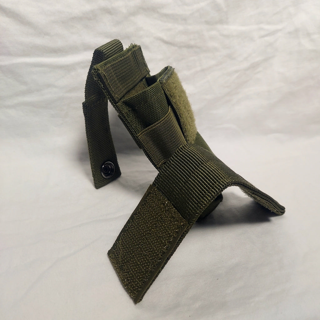 Airsoft Vest Pouch - MOLLE Compatible (Olive Green)