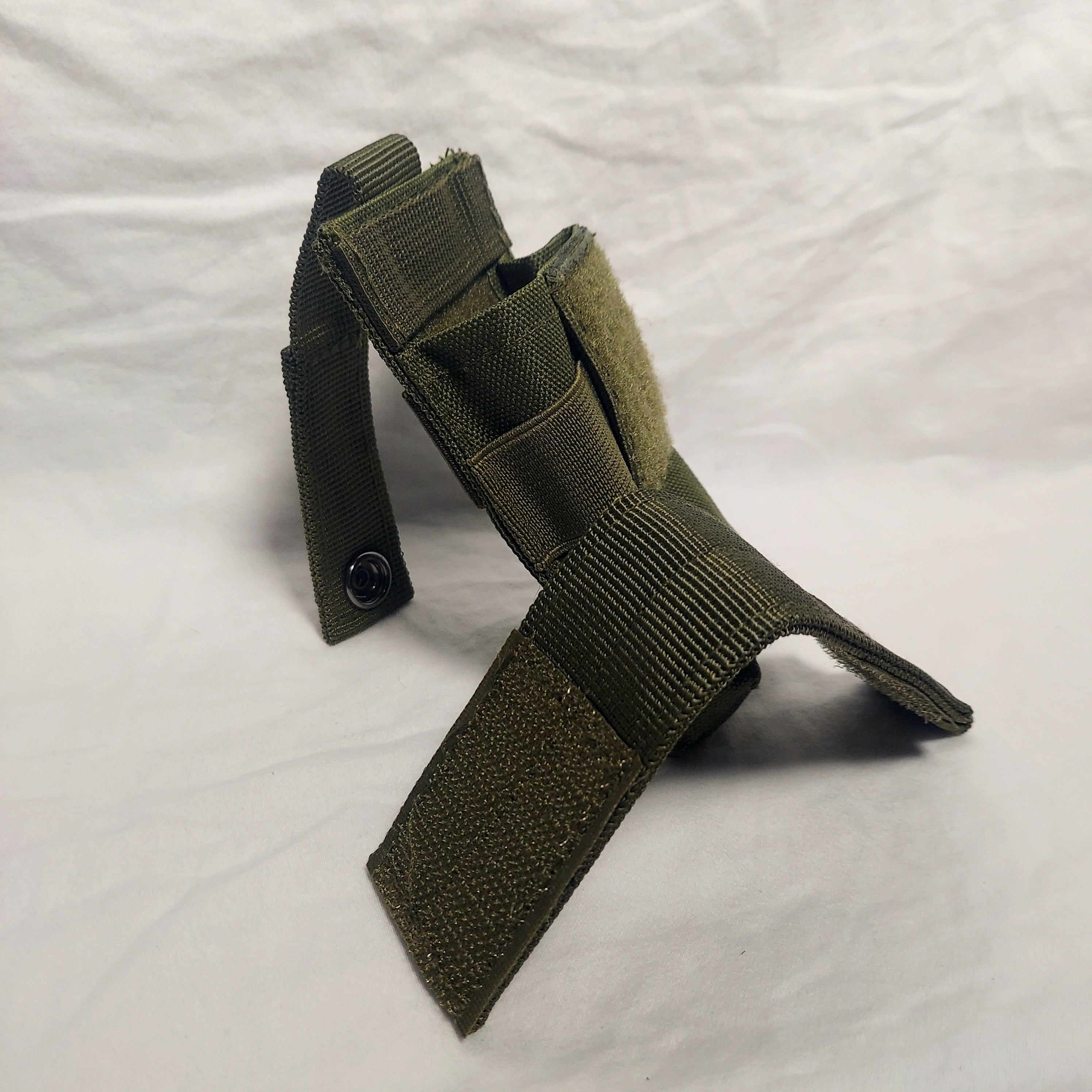Airsoft Vest Pouch - MOLLE Compatible (Olive Green)