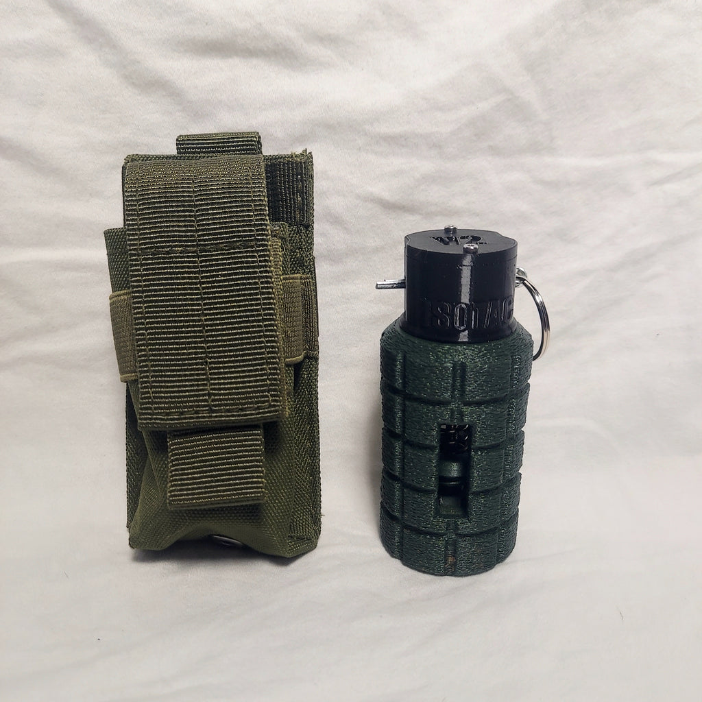 Airsoft Vest Pouch - MOLLE Compatible (Olive Green)