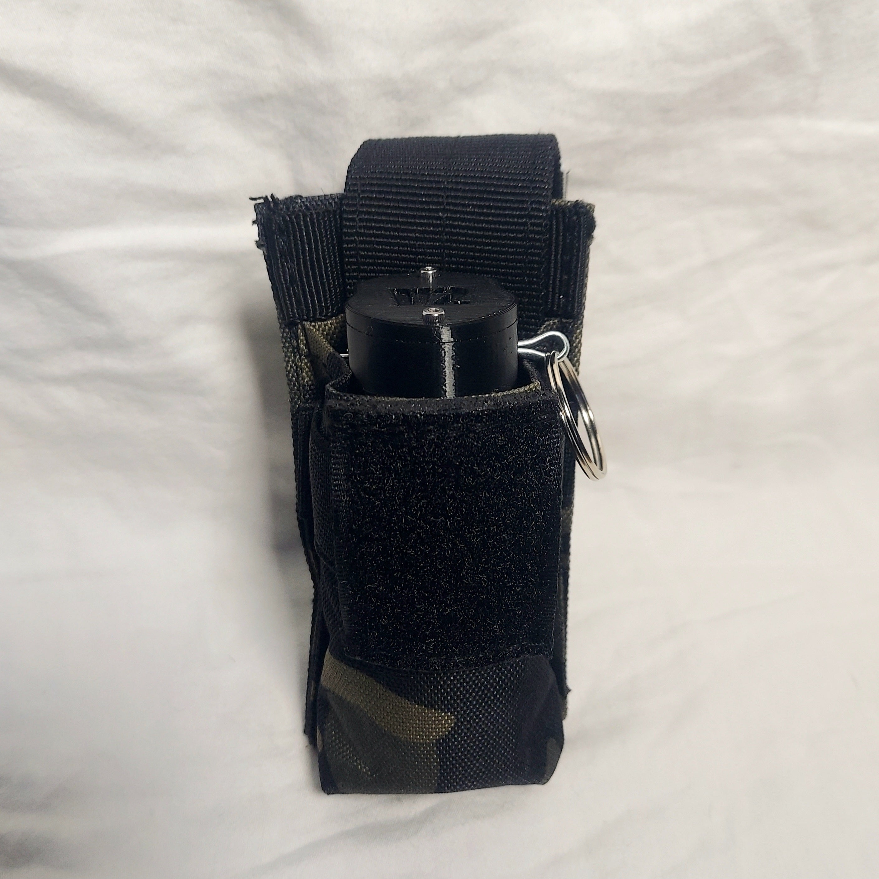 Airsoft Vest Pouch - MOLLE Compatible (Black Camo)