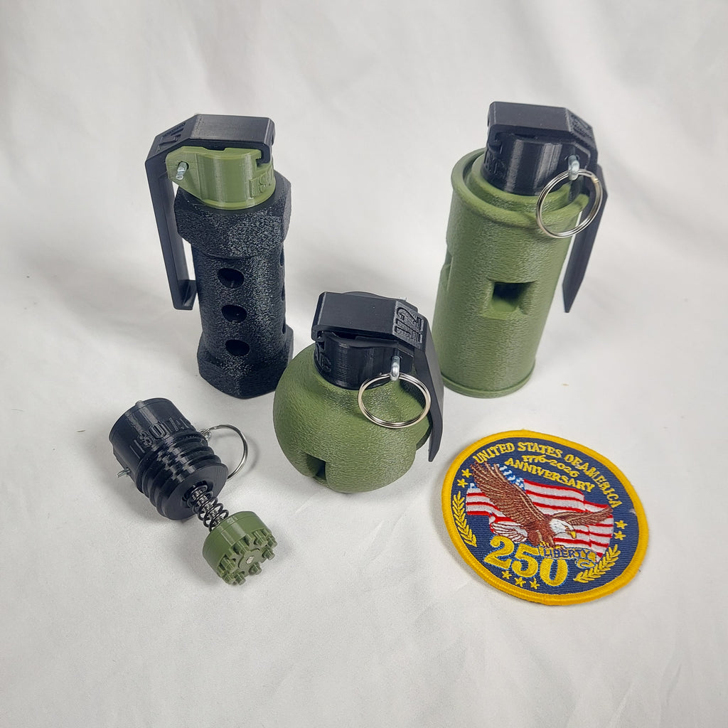 "All-American" ThunderStrike V2 Airsoft Impact Grenade Bundle (USA 250 4th Of July Sale)
