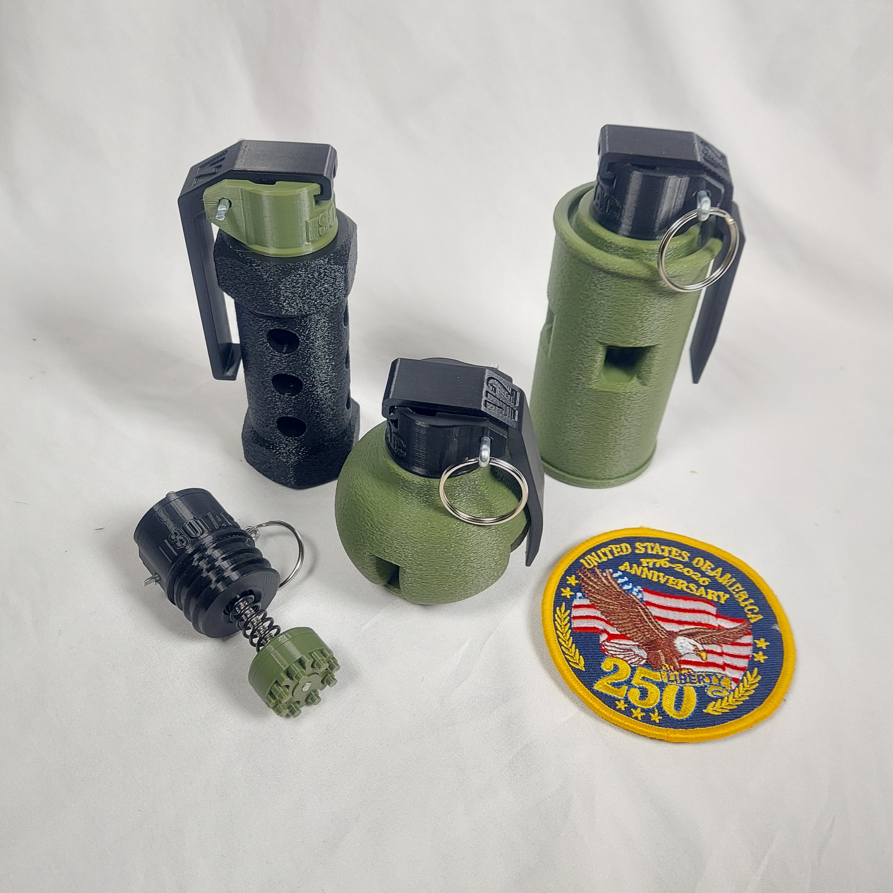 "All-American" ThunderStrike V2 Airsoft Impact Grenade Bundle (USA 250 4th Of July Sale)