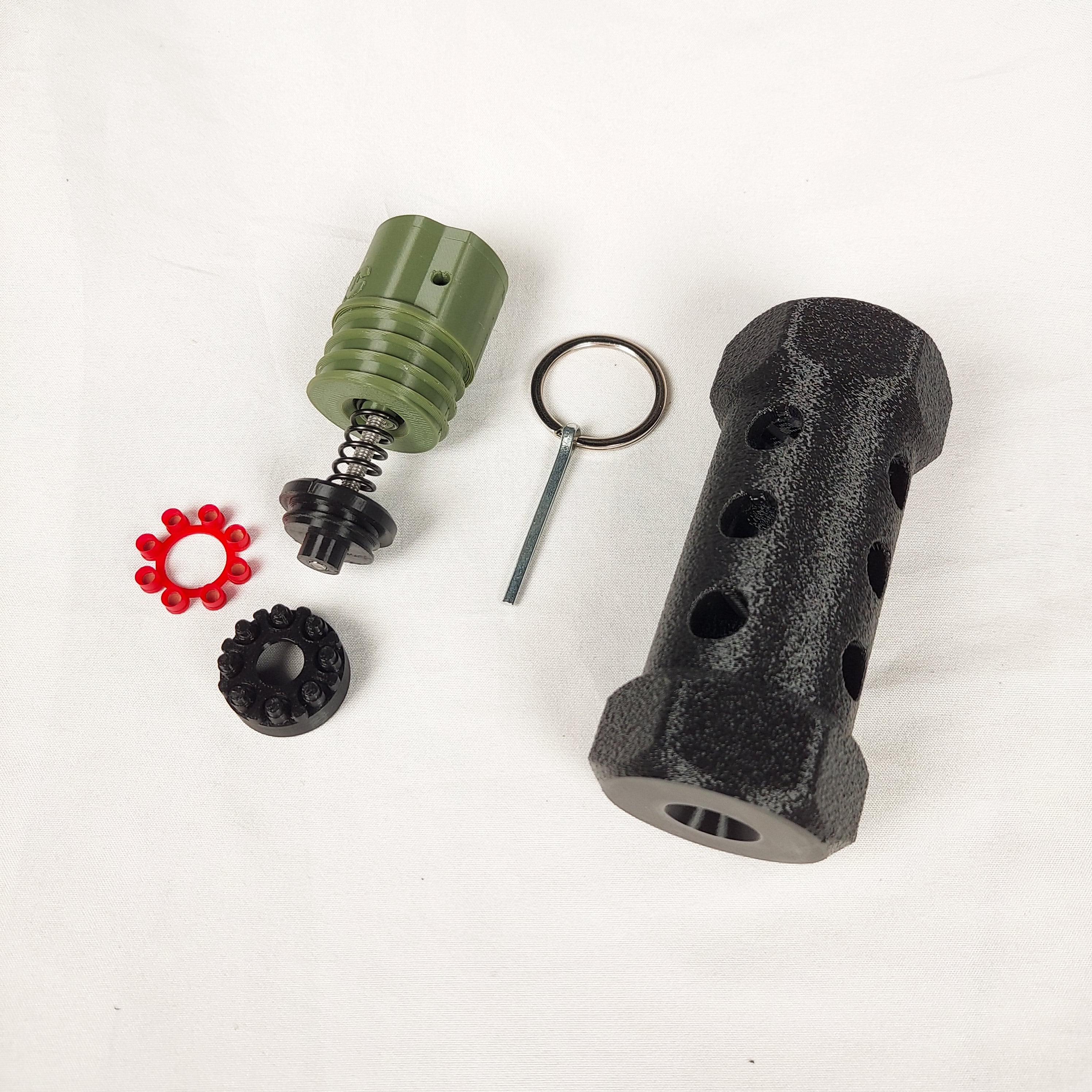 ThunderStrike™ V2 Reusable Impact Sound Grenade for Airsoft (M84 Flashbang Spoon-less Fuze Variant)