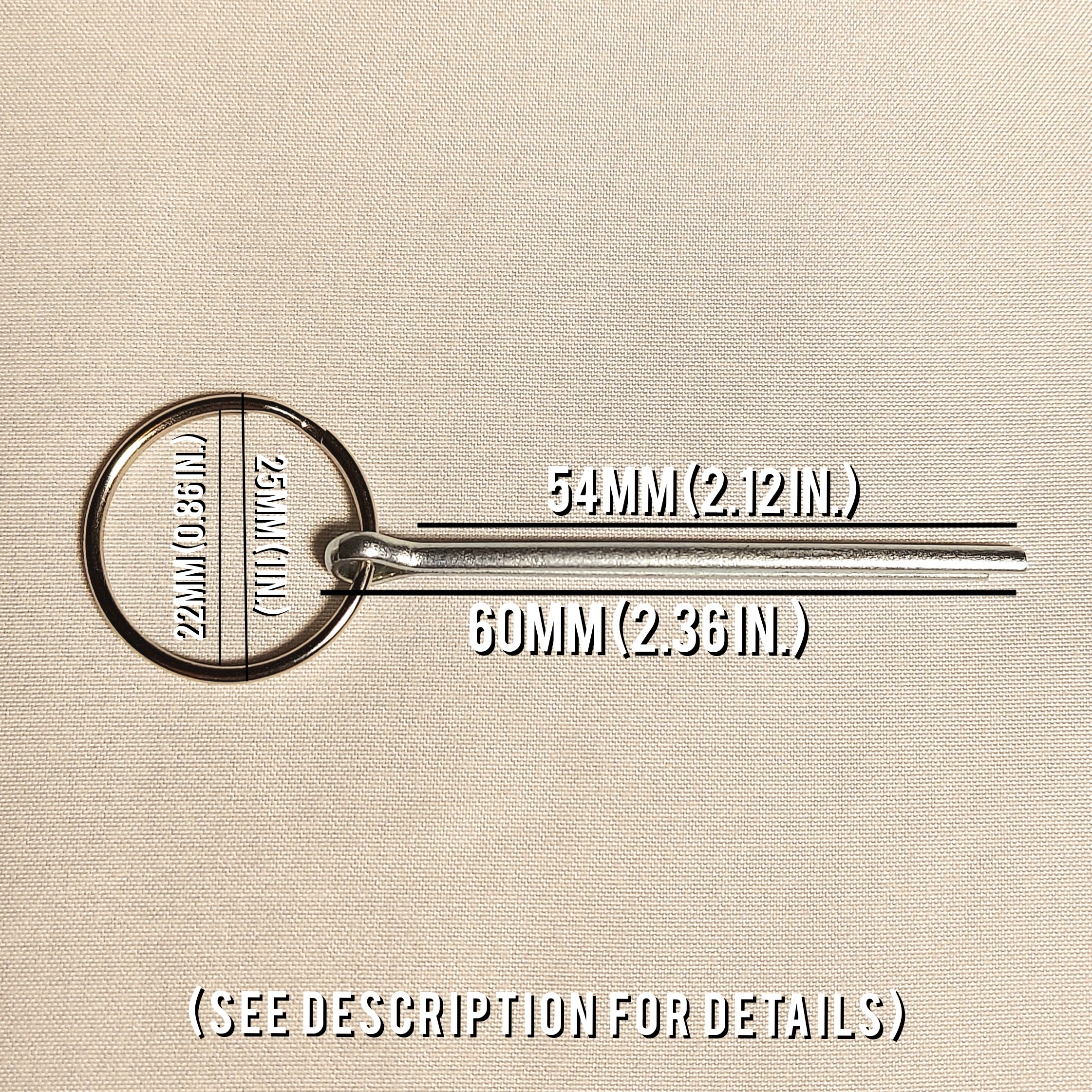 Grenade Pull-Pin Extended Length (5-Pack) For Airsoft Grenades And Replicas