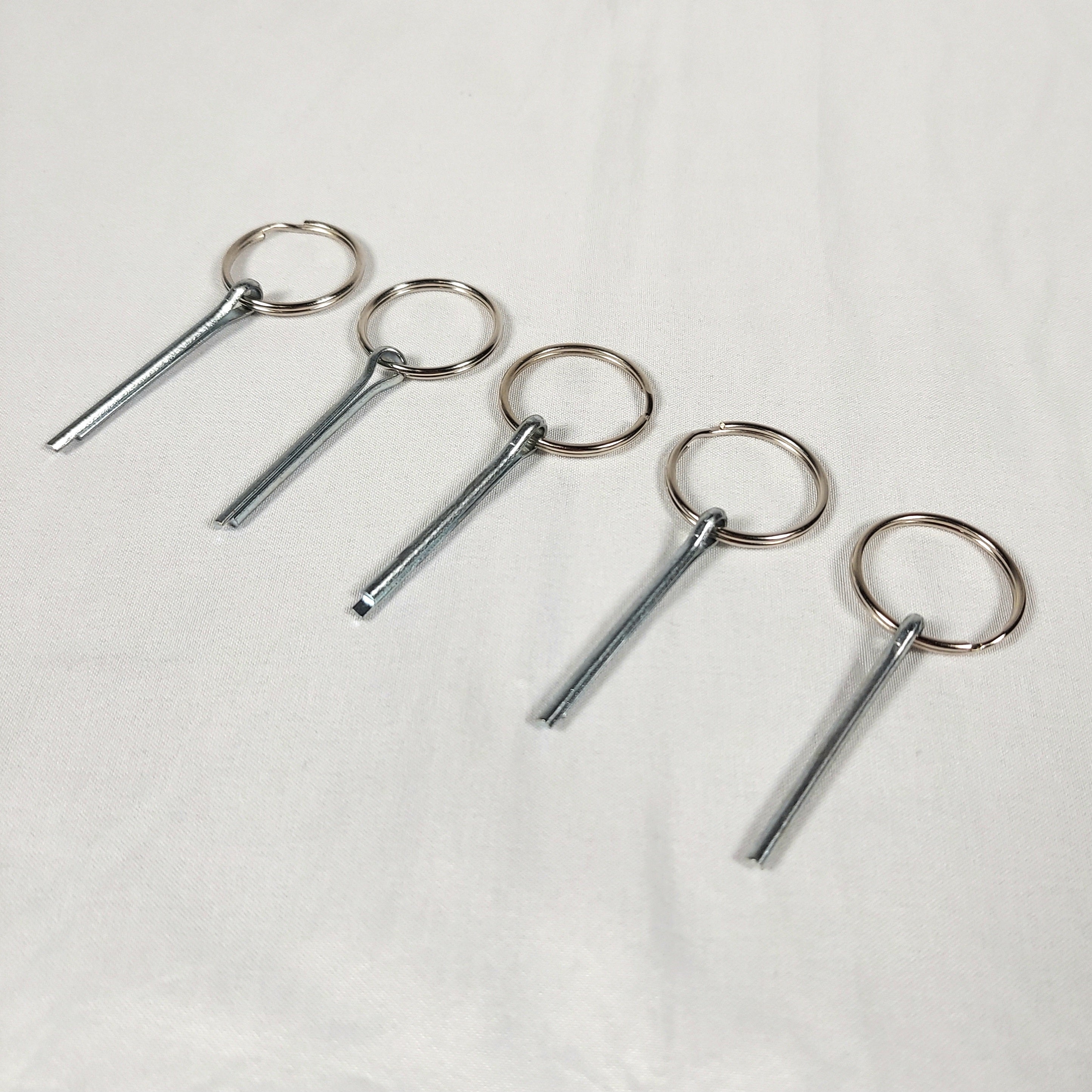 Standard Airsoft/Replica Grenade Pull-Pins (5-Pack, Stainless Steel)
