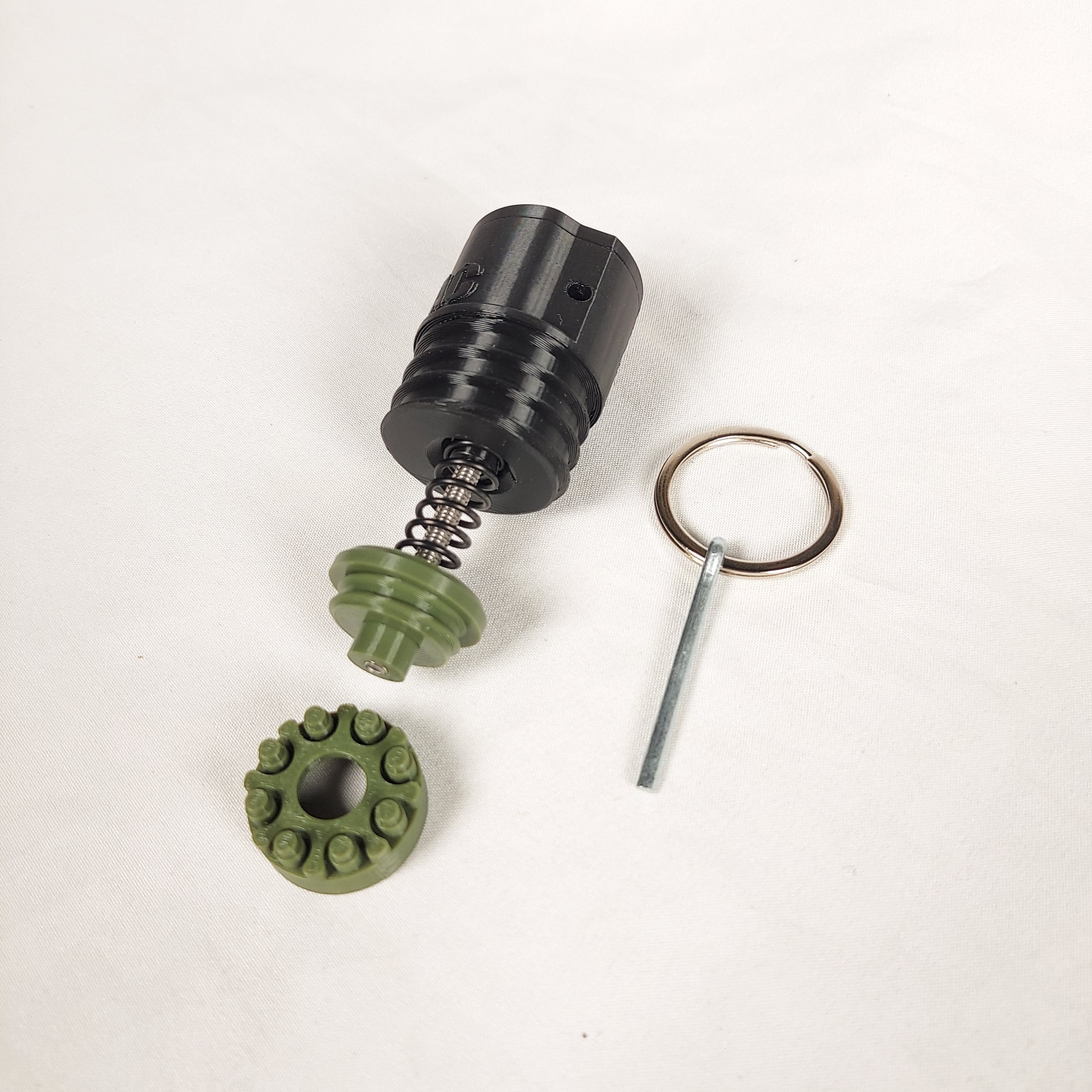 Spoon-Less Fuze Mechanism For 'ThunderStrike V2' Airsoft Impact Cap Grenade