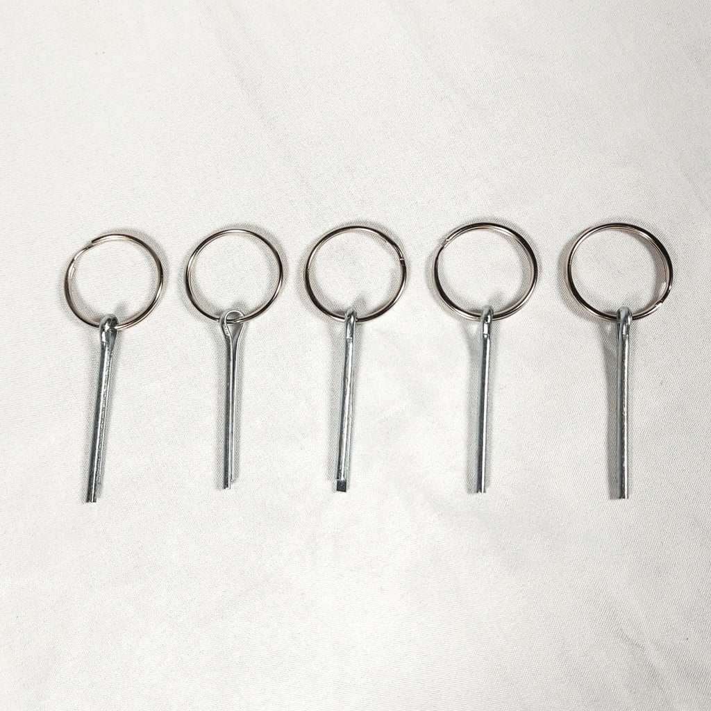 Standard Airsoft/Replica Grenade Pull-Pins (5-Pack, Stainless Steel)