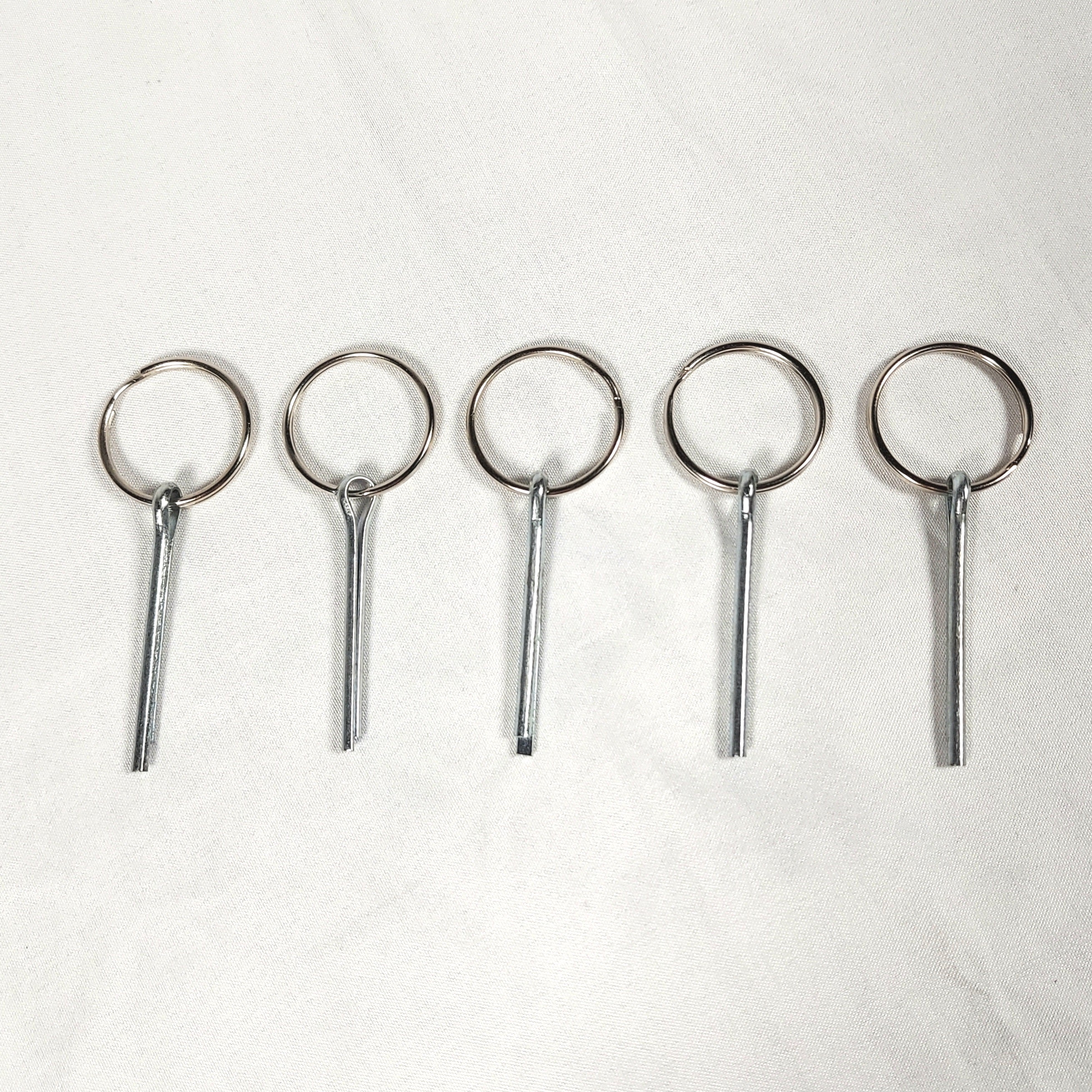 Standard Airsoft/Replica Grenade Pull-Pins (5-Pack, Stainless Steel)